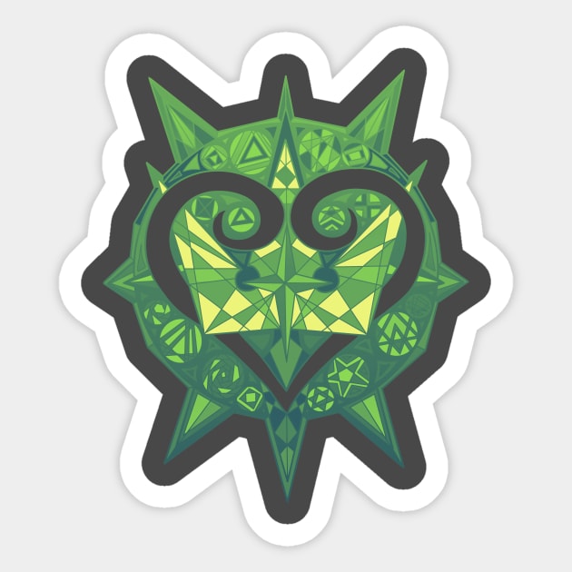 A Kings Crest Sticker by paintchips